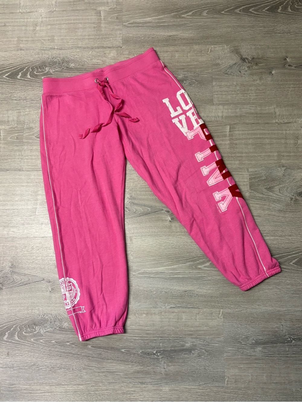 Vintage PINK Victoria's Secret Graphic Sweatpants